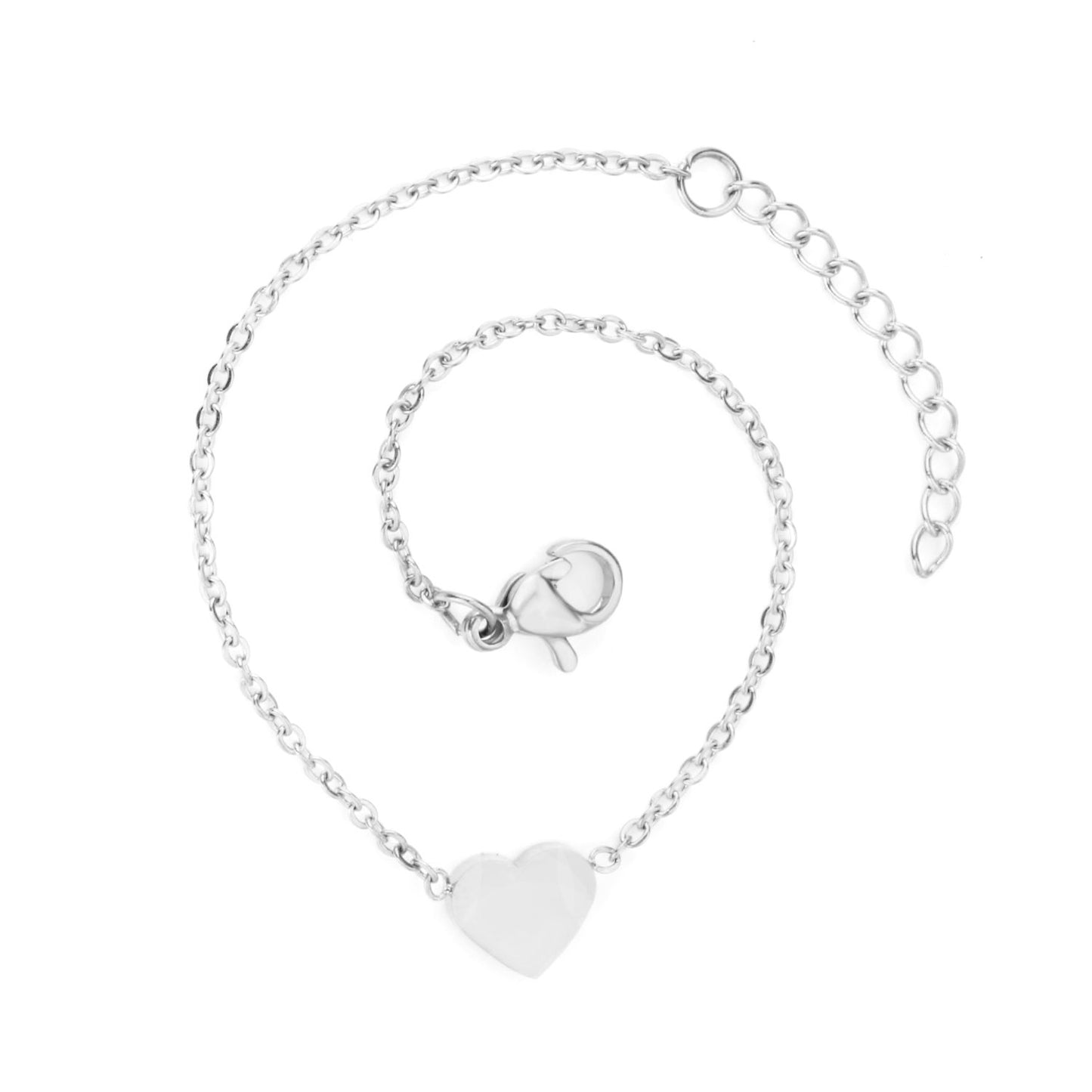 Cherished Heart Gold Anklet