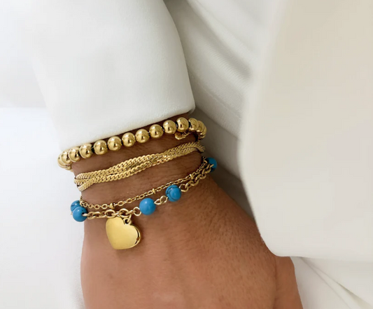 Azure Affection Charm Bracelet