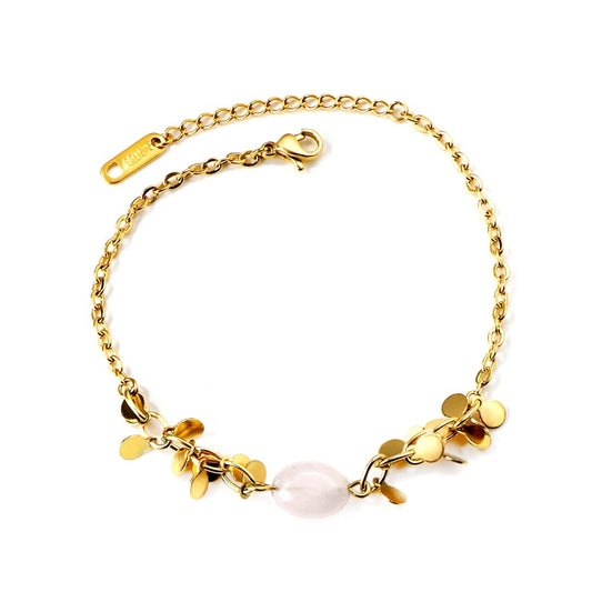 Pink Bloomstone Bracelet