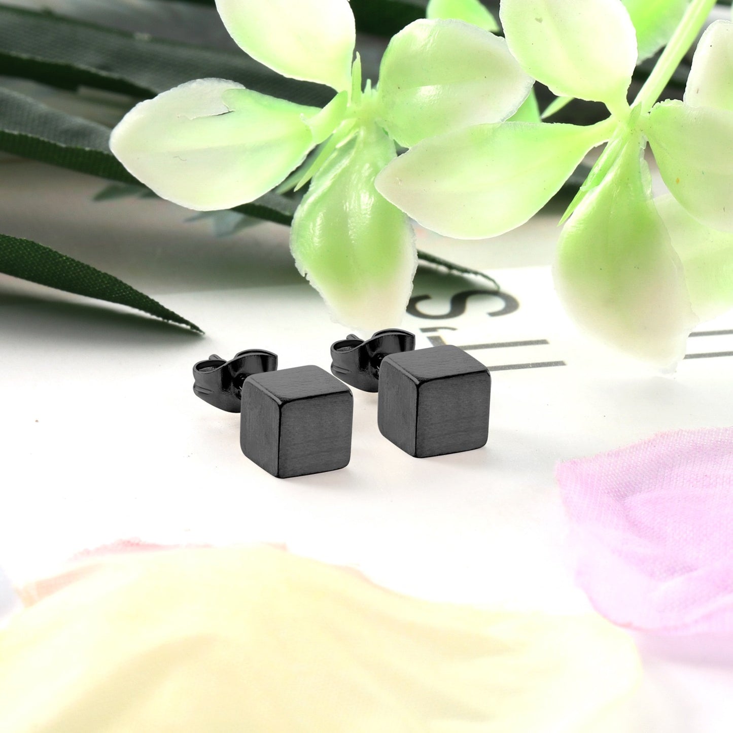 Cubic Luster Studs