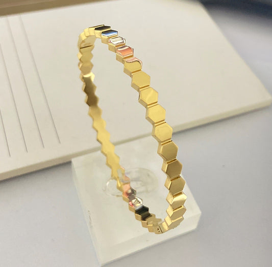 Golden Facets Bracelet